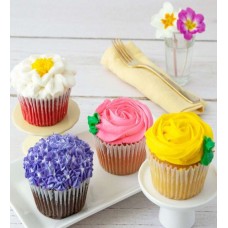 JUMBO Flower Cupcakes